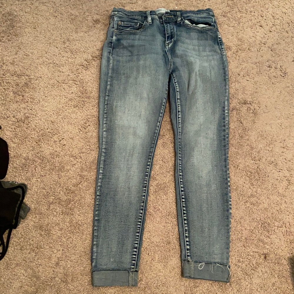 Denim skinny jeans